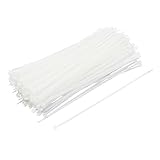 uxcell　ナイロンケーブルタイ　コードワイヤーストラップ　8 x 300cm　ホワイト　50個