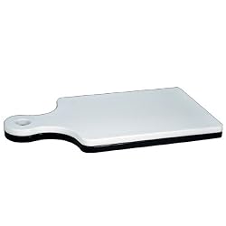 Low Vision Black and White Paddle Cutting Board