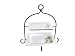 Certified International Culinary Herbs 2 Tier Server with Stand