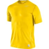 NIKE PRO COMBAT FITTED SHORT-SLEEVE CREW (MENS) - L