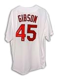 Bob Gibson Signed St. Louis Cardinals Majestic White Jersey - HOF 81