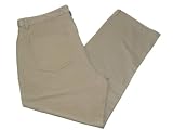 Calvin Klein Mens Flat Front Casual Chino Khaki Pants 40x30