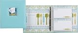 CR Gibson 3-Ring Binder Pocket Page Recipe Book, Patisserie