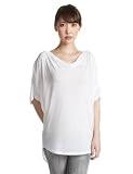 (ピュア アンド シンプル)pure & simple 半袖トップス s/s top with draped neck line & shiring details PSS475 detail