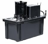 Little Giant VCL-24ULS, 1/18 HP, 270 GPH, 230V - Automatic Condensate Removal Pump w/safety switch,