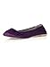 Women's Matte Satin Ballet Flats with Pleated Toe Detail by Dessy