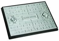 Clark Drain PC6AG 600x450 galv steel Manhole cover and poly frame PC6AG by Clark Drain
