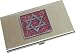 Pink Sparkle Star of David Business Card Holder / Case