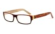 Alex Ophthalmic-quality Reading Glasses by Amy Sacks: Mahogany