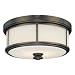 Minka Lavery Harvard Court Bronze Flush Mount 4365-281