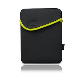 Memup - Case Neo SP8 - Housse en n�opr�ne pour tablette 8" Slidepad 800 Series - Noir/Vert