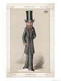 Edward Bulwer Lytton Writer Dramatist and Politician Giclee Poster Print by Carlo Pellegrini, 18x24