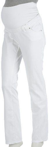 Noppies Maternity Trousers slimfit London 70428 Damen Hosen/ Lang, Gr. 36 (S)Wei (white )