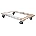 Vestil HDOF-2436-12 Flush Deck Hardwood Dolly, 1200 lbs Capacity, 36" Length x 24" Width x 6-3/4" Height Deck