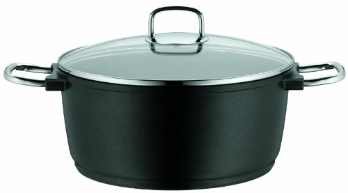 WMF Bueno Induction 11-Inch High Casserole with Lid, 6-Quart