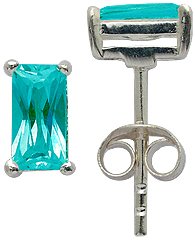 Silver earrings & pendant set by GlitZ JewelZ © - quality synthetic crystals - packed in a lovely velvet pouch