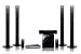 Electronics : Samsung HT-BD2R - 7.1 ch - Tallboy - 1100W Blu-ray Home Cinema System - Black
