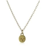 gold mermaid necklace gorjana Astrology Gold-Tone Z