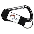 Denver Broncos Black Carabiner Keychain