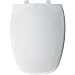 Bemis 1240200346 Eljer Emblem Plastic Round Toilet Seat Biscuit/Linen