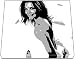 Katie Holmes Large Original Acrylic Painting On Canvas (Not a print) 3-Colour