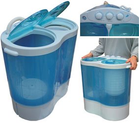Mini Twin Tub Washing Machine/Spin Dryer