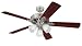 Westinghouse 78084 Autumn Breeze Energy Star Three-Light 52-Inch Five-Blade Ceiling Fan, Brushed Nickel with Frosted Glass Shade