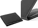 Black Leather & Stainless Steel Bi-fold Wallet Image