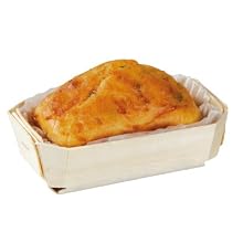 Packnwood Mc5 "Petit Coeur" Baking Mold, 4.5" Length x 2.4" Width at Top, 3.3" Length x 1.6" Width at Base, 1.3" Height (Case of 350)