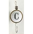 Monogram Large Ceramic Hook - C Monogram Large Ceramic Hook - C