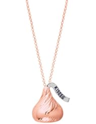 Hersheys Kiss 14KT Rose Gold Large Flat Back Pendant