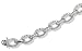 Interlocking Oval Pave Bracelet with White CZ