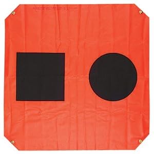 Orange Distress Flag Flag 3'X3'