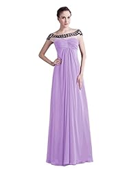 Beaded Illusion Lace Bridesmaid Dress/Prom Dress 