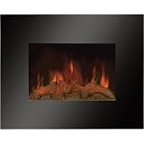 HomeTech Contemporary Electric Fireplace – 1,500 Watts, Wall-Mount, 26in.L x 20.5in.H, Model# EF450