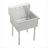 Elkay EPLA81362 Pursuit Stainless Steel Laundry Sink with Legs