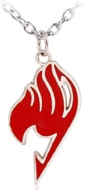 "Fairy Tail" Anime Pendant Necklace (Red)