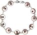 Sterling Silver Evil Eye Bracelet Pink