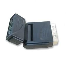 Ex-Pro Standard Scart Plug 21 Pin Hinged Swivel adapter where space is a premium, allows port to face up or down without straining the cable. Adjust up to 90 Degrees. Ideal for mounting, LCD, Flatscreens, TV's etc..