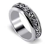 Sterling Silver Celtic Design Band 6 MM Ring