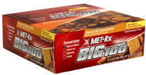 MET - Rxの, ビッグ100, ミールリプレイスメントバー, チョコチップグラハムクラッカー,