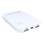 Decrescent Banco de Bater�a con Salida Externa, Doble Puerto USB Universal 5000mAh 1.5 amp para Smartphones, Tabletas y Lectores de Libros Digitales Incluyendo Apple iPad 1, 2, 3, 4 y Mini, iPhone 4S y 5, iPod Touch 3G, 4G, & 5G, Samsung Galaxy S2, S3, Note, Note II, Amazon Kindle Keyboard, Kindle 4, Kindle Touch, Kindle Fire, Google Nexus 7 y 10 y M�s - Blanco
