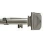 Levolor Classic Square Rod Set, Satin Nickel, 3/4-Inch Diameter, 66 to 120-Inch Width
