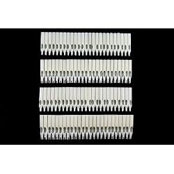 Tattoo Supply 100 Plastic Disposable Tips (Nozzles) Round/flat