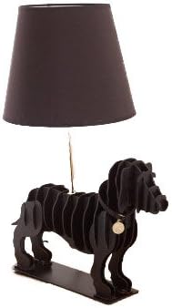 Black Dachsund Dog Table Lamp