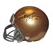 Apparel : Brady Quinn Signed Notre Dame Mini Helmet