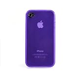 CaseCrown Apple iPhone 4 4G Gel Polymer Case - Purple (Fits AT&T Model)