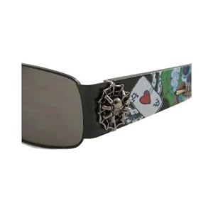 Ed Hardy Love Kills Slowly Clock Sunglasses EHS041 - in your choice of colors