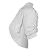 TL Women's Basic Comfy Versatile Short Sleeve Bolero Shrug Cardigan Junior Plus WHITE Medium