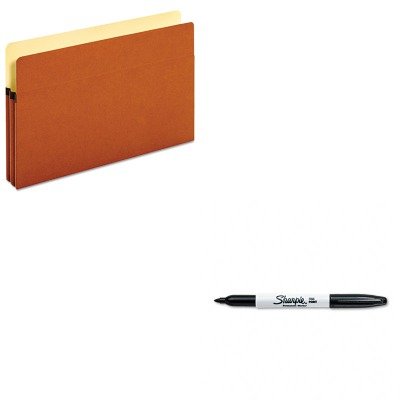 KITGLW64214BSAN30001 - Value Kit - Globe-weis Bulk File Pockets (GLW64214B) and Sharpie Permanent Marker (SAN30001)